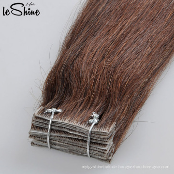 Super Tape Häutchen Remy Skin Weft Nahtlose Haarverlängerungen